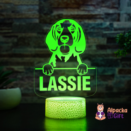Lampă 3D - American English Coonhound [2]