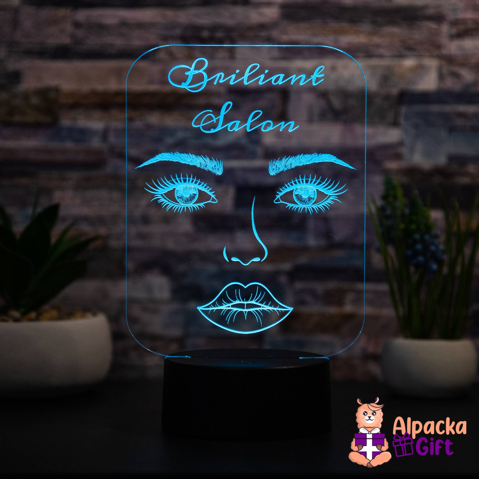 Lampa 3D Make-Up 2 Negru