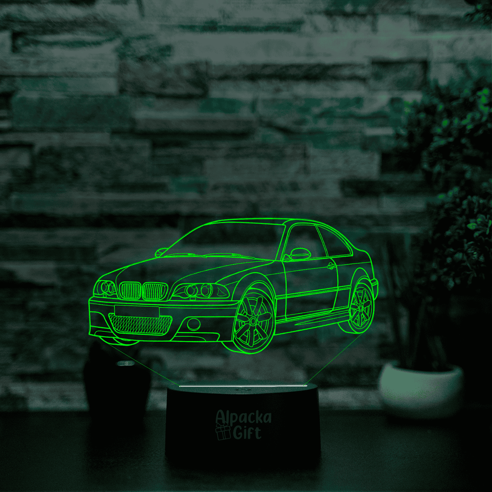 Lampă 3D - BMW M3 Negru