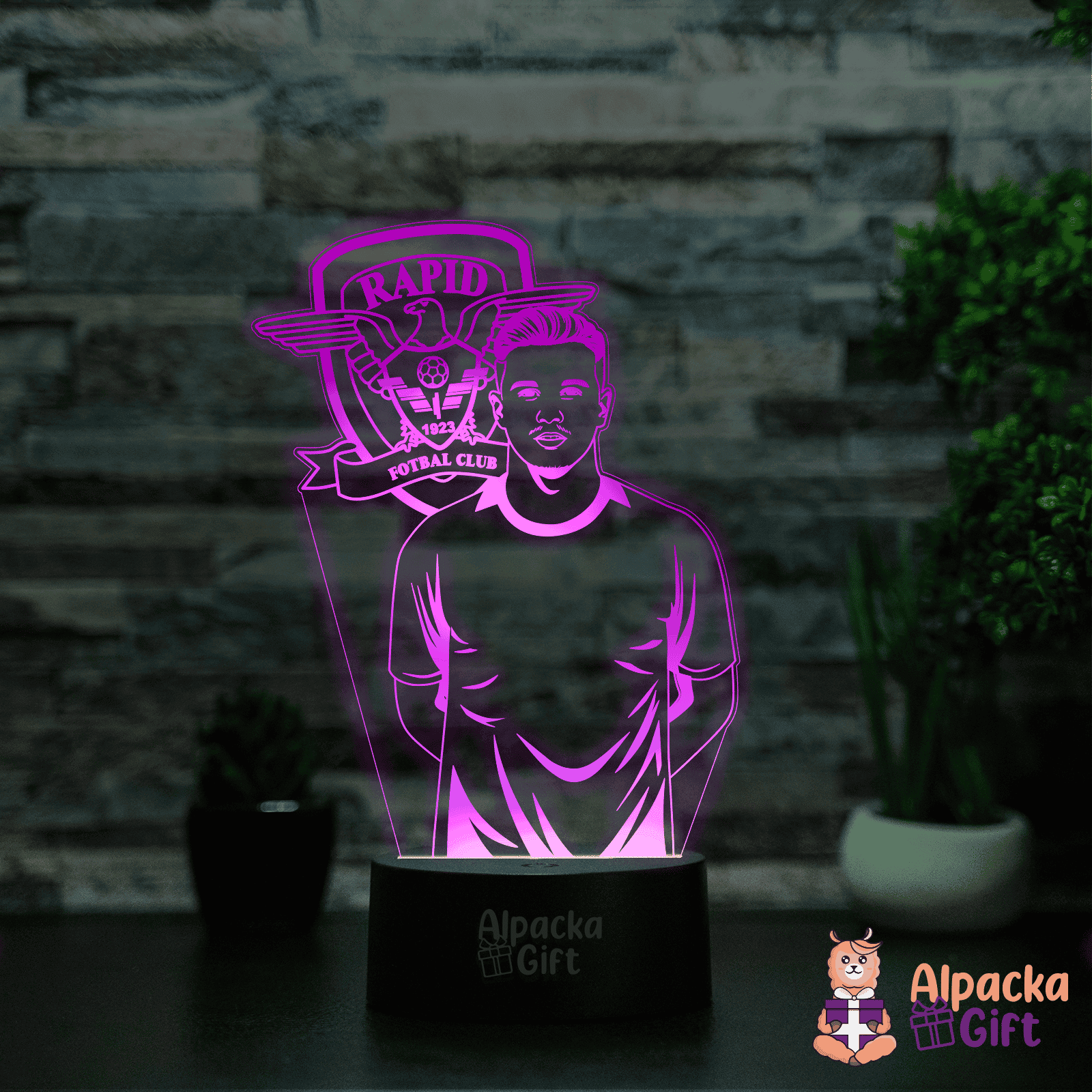 Lampă 3D - Claudiu Petrila Negru