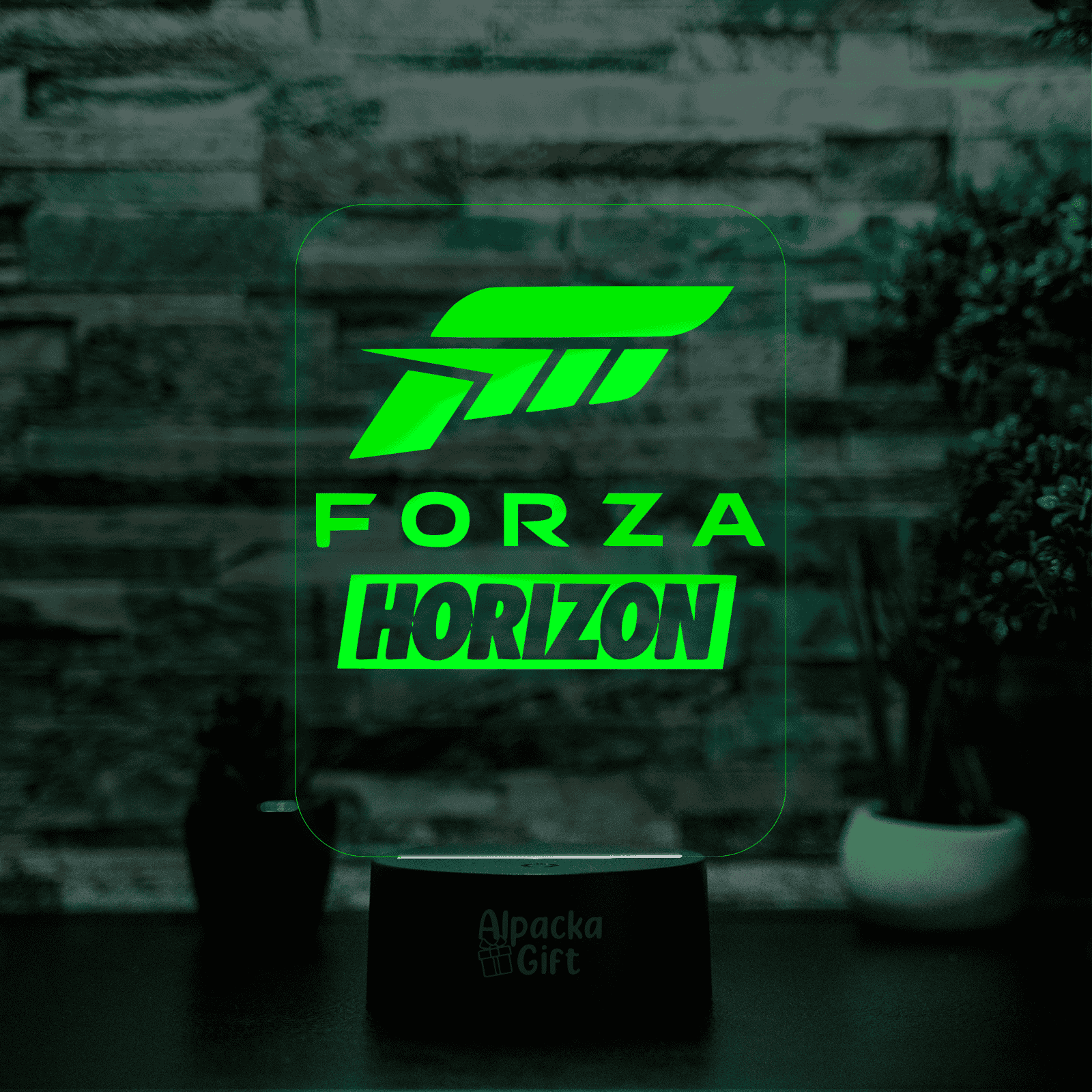 Lampă 3D - Forza Horizon Negru