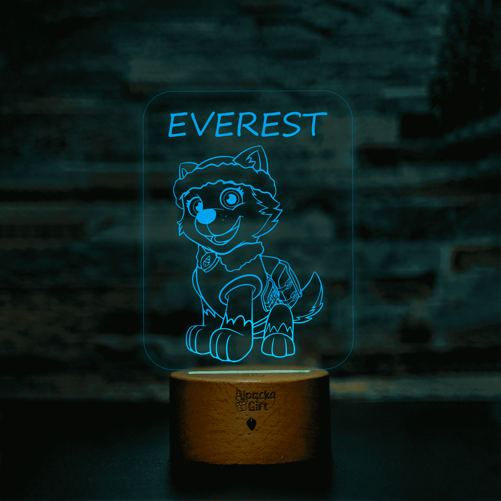 Lampă 3D - Paw Patrol - Everest Lemn