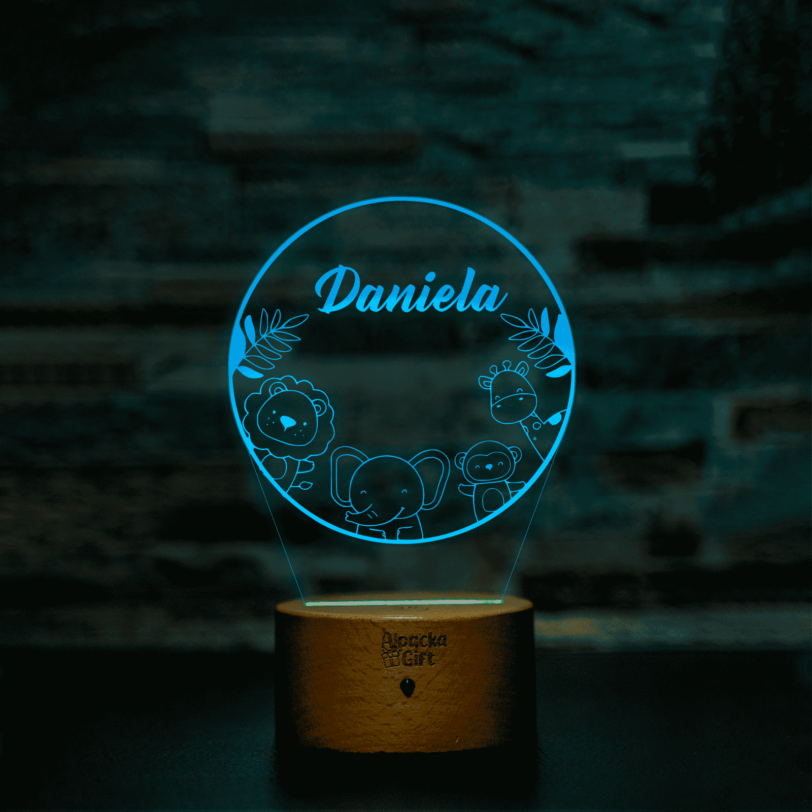 Lampă 3D - Pentru Copii 2 Lemn