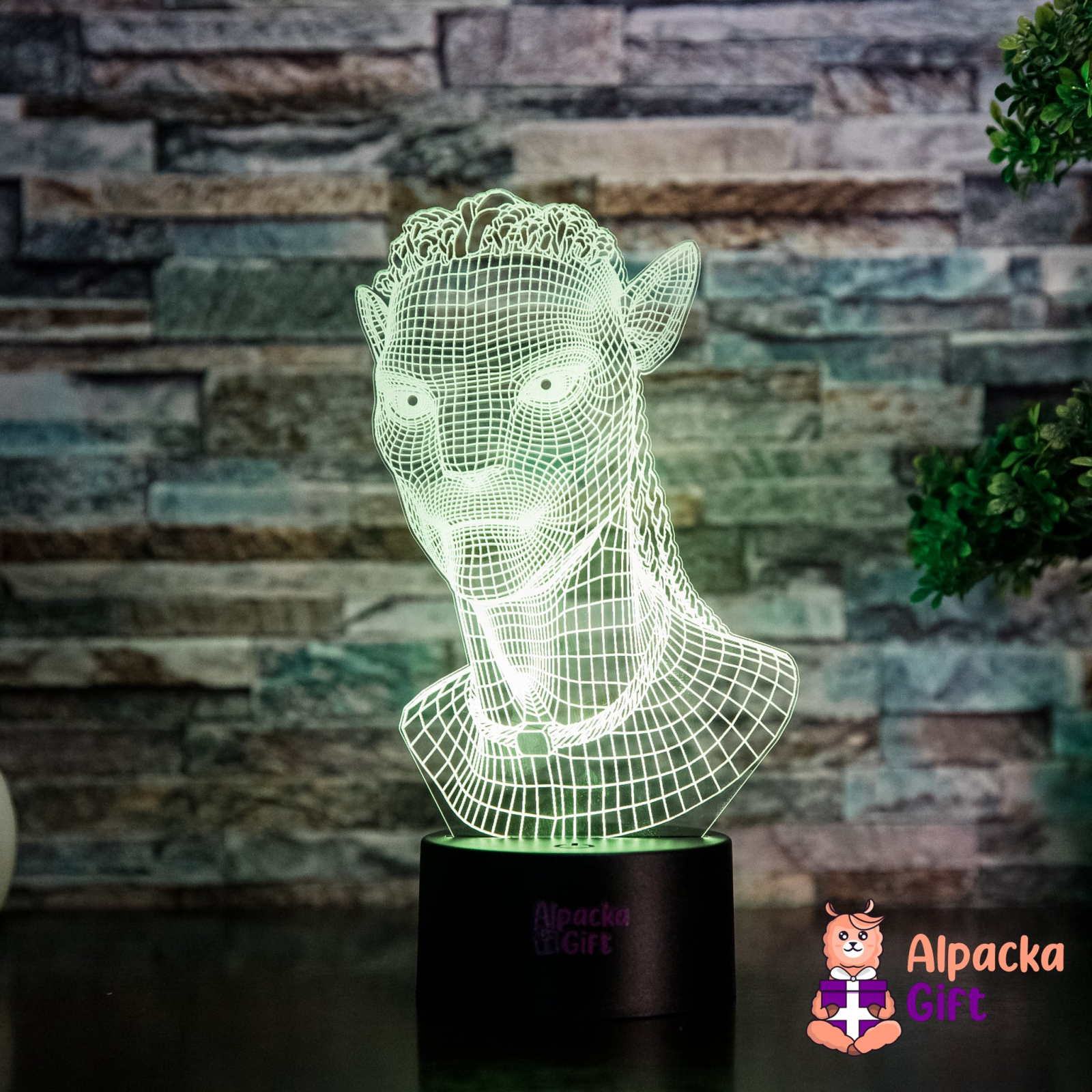 Lampă 3D - Avatar Negru