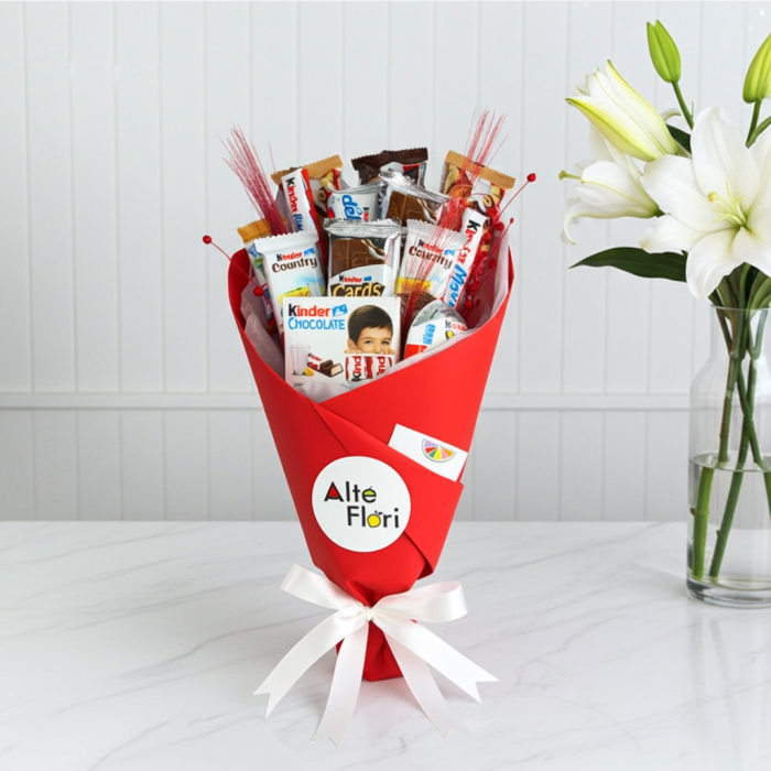 Buchet Alte Flori cu dulciuri [1]