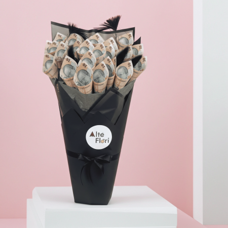 Buchete pentru barbati - Buchet cu bani