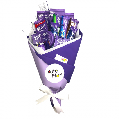 Buchet Alte Flori cu dulciuri [7]