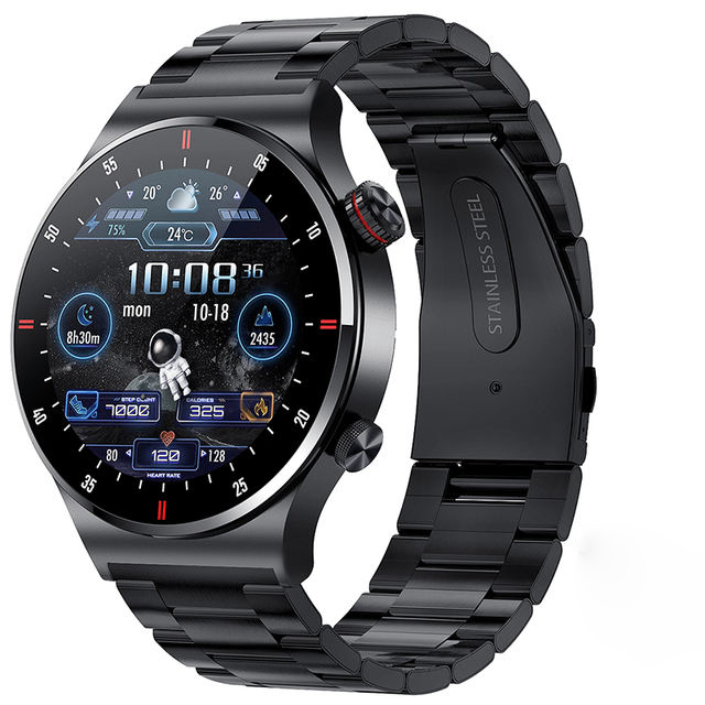 Bratara Metalica ALTY 22mm compatibila cu Samsung Galaxy Watch/Huawei Watch GT 2, Negru [2]