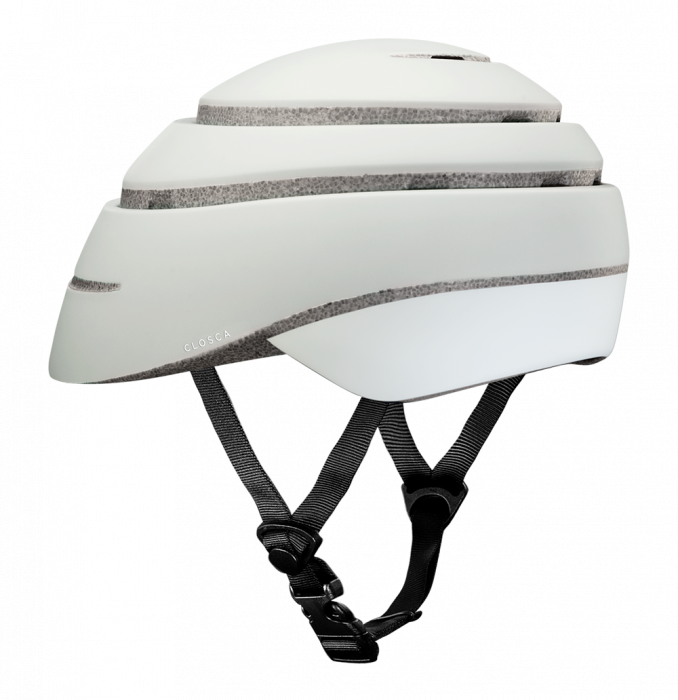 Casca de protectie pliabila pentru bicicleta Closca Loop Pearl/White (M) [3]