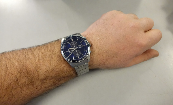 Ceas bărbătesc cu baterie solară, cronograf și dată Seiko Solar  SSC719P1 [8]