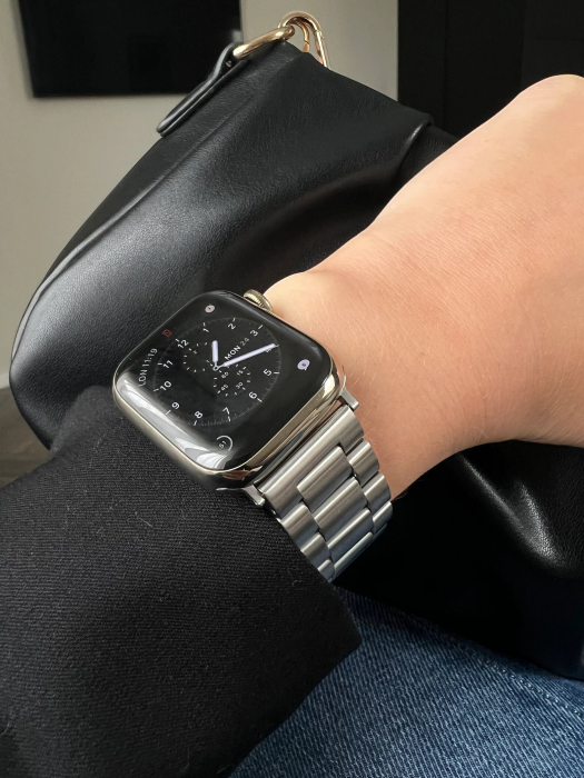Curea metalica ALTY premium, pentru Apple Watch Ultra/SE/8/7/6/5/4/3/2/1, Display 42/44/45/49 mm, Argintiu [7]