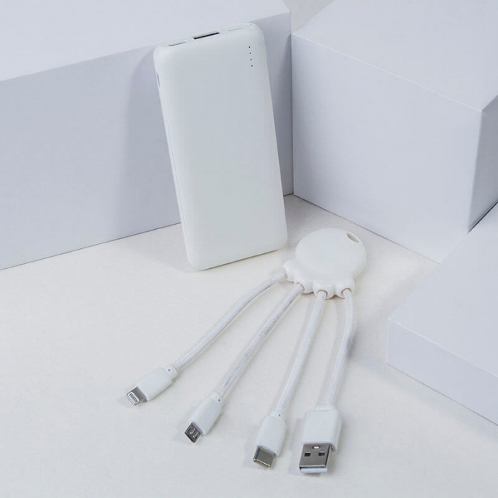 Baterie externă de 7.000 mAh + Cablu de incarcare micro tip C OCTOPUS Bio Xoopar [4]