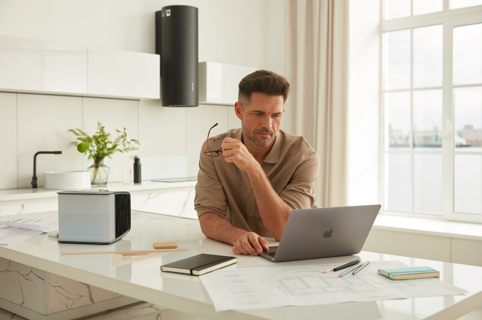 Racitor de aer portabil Evapolar evaSMART - Stormy Grey [8]