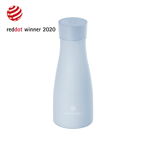 Sticlă pentru apă  reutilizabilă Noerden LIZ Smart Antibacteriană cu sterilizare UV 350ml [2]