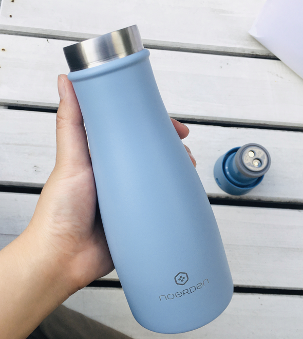 Sticlă pentru apă  reutilizabilă Noerden LIZ Smart Antibacteriană cu sterilizare UV 350ml [7]