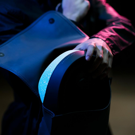 Casca de protectie pliabila pentru bicicleta Closca Loop Reflectorizanta Graphite (M) [4]