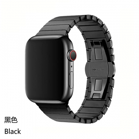 ACCESORII CEASURI - Curea ALTY din oțel inoxidabil pentru Apple Watch, compatibilă cu dimensiuni de 45mm, Ultra 49mm, 41mm, 40mm, 44mm, 46mm, brățară metalică pentru iWatch Seria 10, 9, 42mm.