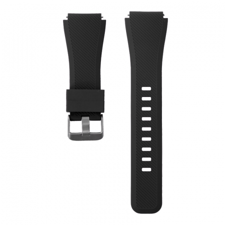ACCESORII CEASURI - Curea din silicon ALTY de 22 mm pentru Samsung Galaxy Watch 46mm, Gear S3 Frontier, Huawei Watch 46mm, brățară moale și confortabilă pentru Amazfit GTR