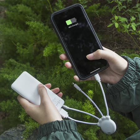 Baterie externă de 7.000 mAh + Cablu de incarcare micro tip C OCTOPUS Bio Xoopar [2]