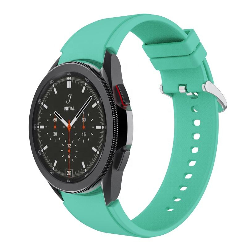 Curea ceas din silicon ALTY 20mm compatibilă cu Samsung Galaxy Watch 5 Pro 45mm Watch5 44mm 40mm Watch 4 Watch Turcoaz