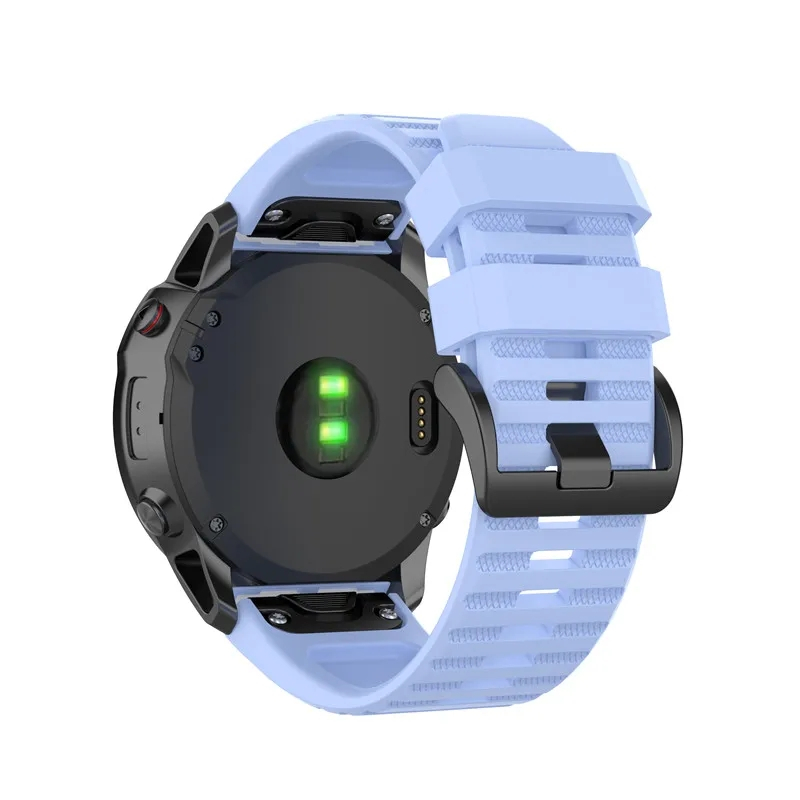 Curea de ceas 22mm ALTY din silicon pentru Garmin Fenix 6, 6X Pro, 5, 5S, 5X Plus, 3HR, Fenix 7, 7X, 8, Epix din silicon, cu eliberare rapida, bratara