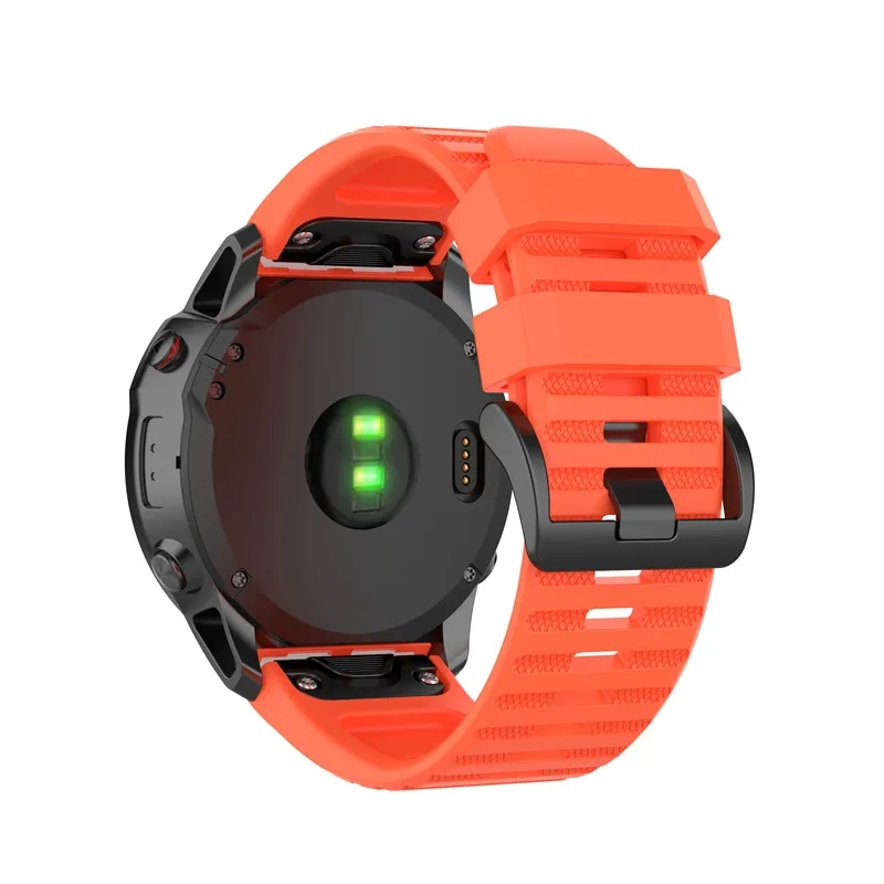 Curea de ceas 22mm ALTY din silicon pentru Garmin Fenix 6, 6X Pro, 5, 5S, 5X Plus, 3HR, Fenix 7, 7X, 8, Epix din silicon, cu eliberare rapida, bratara