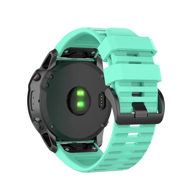 Curea de ceas 22mm ALTY din silicon pentru Garmin Fenix 6, 6X Pro, 5, 5S, 5X Plus, 3HR, Fenix 7, 7X, 8, Epix din silicon, cu eliberare rapida, bratara