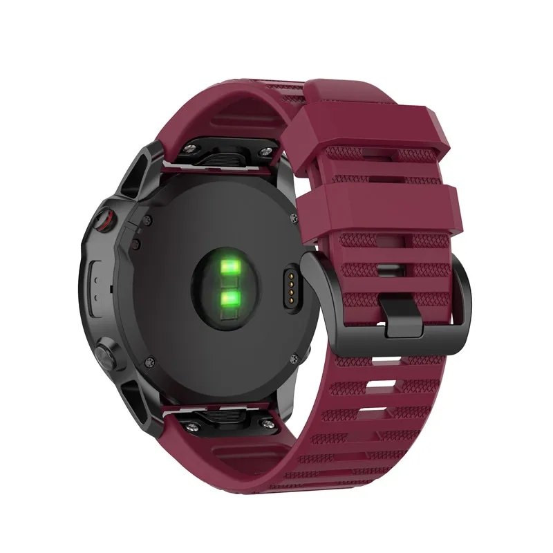 Curea de ceas 22mm ALTY din silicon pentru Garmin Fenix 6, 6X Pro, 5, 5S, 5X Plus, 3HR, Fenix 7, 7X, 8, Epix din silicon, cu eliberare rapida, bratara