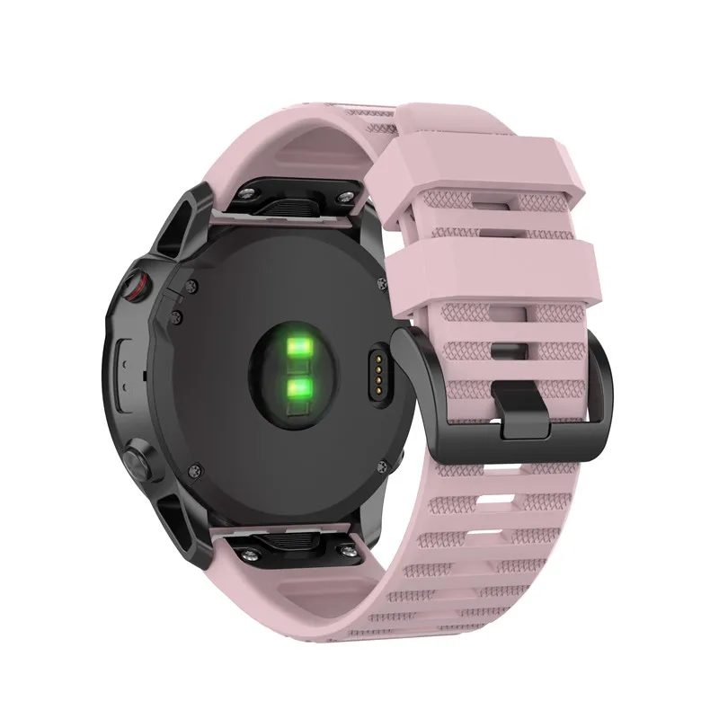 Curea de ceas 22mm ALTY din silicon pentru Garmin Fenix 6, 6X Pro, 5, 5S, 5X Plus, 3HR, Fenix 7, 7X, 8, Epix din silicon, cu eliberare rapida, bratara