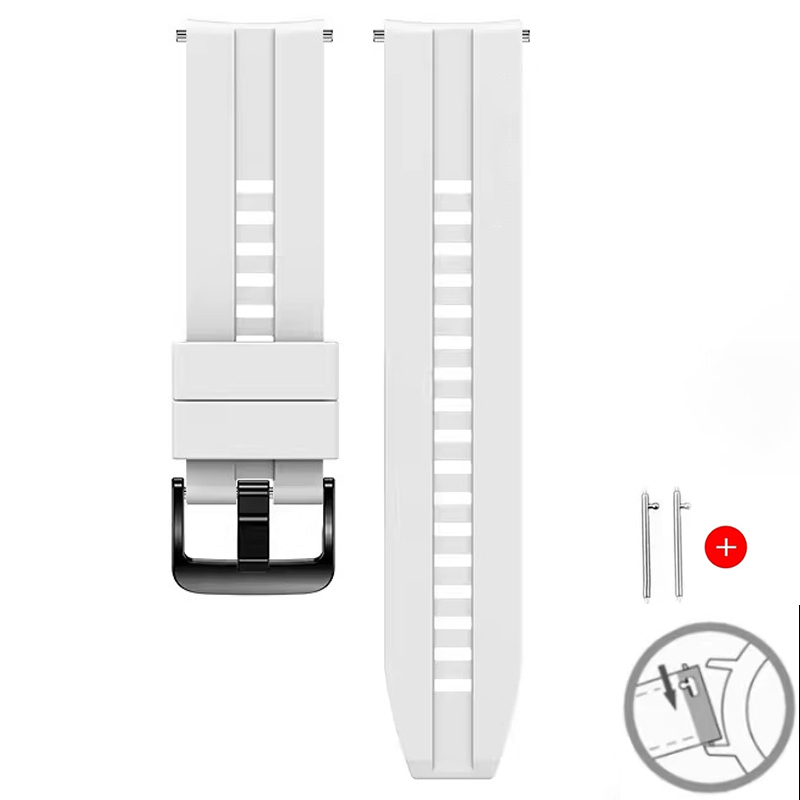 Curea de ceas din silicon de 22 mm ALTY pentru Huawei Watch GT 2 46mm, bratara sport moale, compatibila cu Samsung Galaxy Watch 46mm si Gear S3.