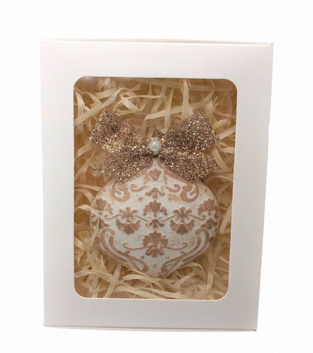 Decorațiune ceramică parfumată handmade - auriu [2]