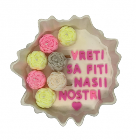 Produse handmade - Lumânări parfumate personalizate ceară naturală de soia