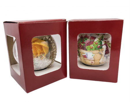 Glob handmade cu trandafir - galben [1]