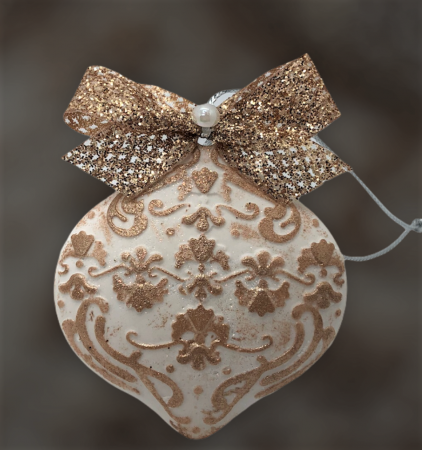 Decorațiune ceramică parfumată handmade - auriu [3]