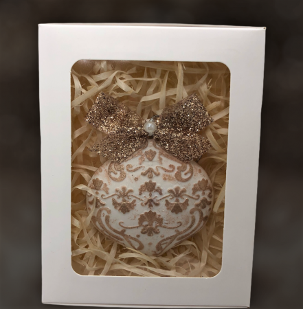 Decorațiune ceramică parfumată handmade - auriu [4]