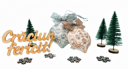 Decorațiune ceramică parfumată handmade - argintiu [2]