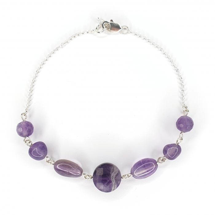 Bratara Ametist Stone, argint [1]
