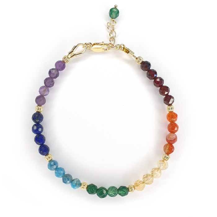 Bratara Choker Chakre, argint placat cu aur [1]