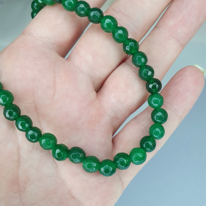 Colier Choker cu jad Brit, argint [2]