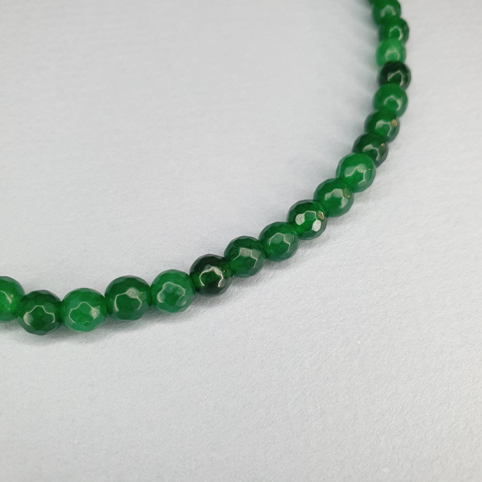Colier Choker cu jad Brit, argint [3]