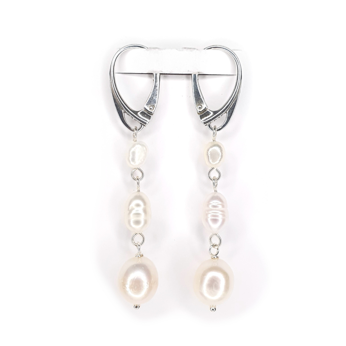 Cercei Anamaria cu perle de cultura, argint [2]