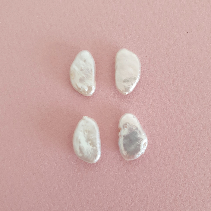 Cercei cu perle Ileana, argint placat cu aur [2]