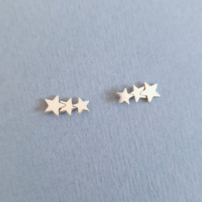 Cercei cu tija Stelute, argint [3]