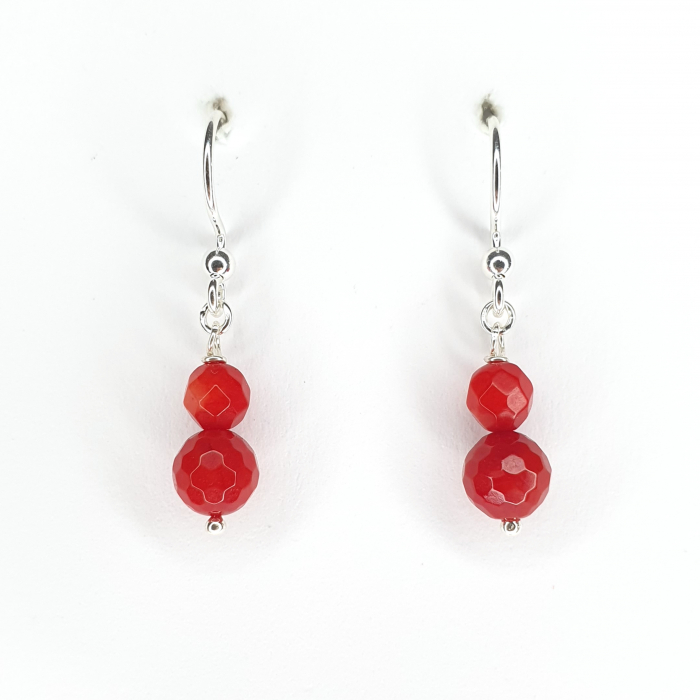 Cercei Coral Drops, argint [1]