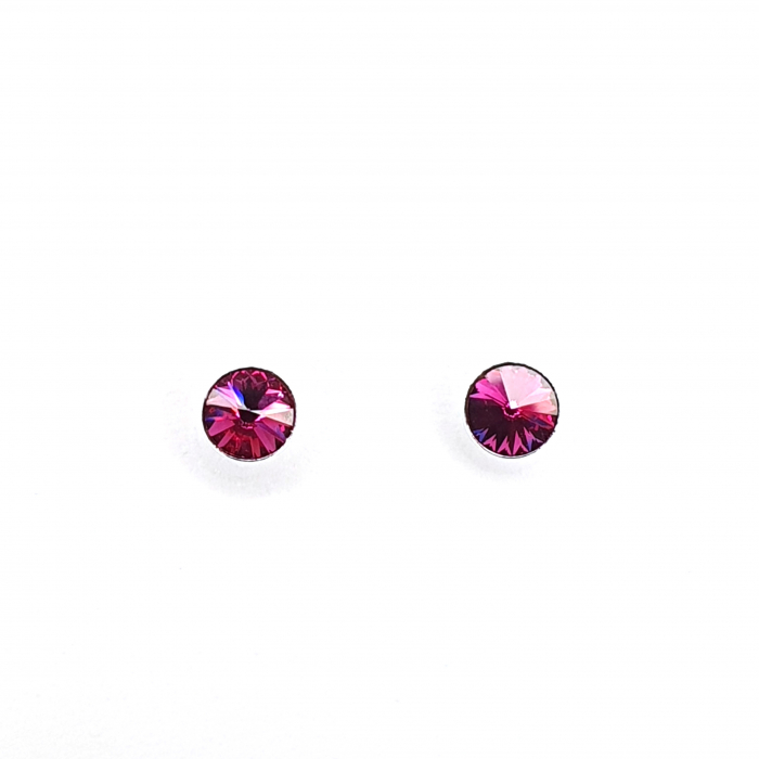 Set cercei Pink Dots, argint [2]