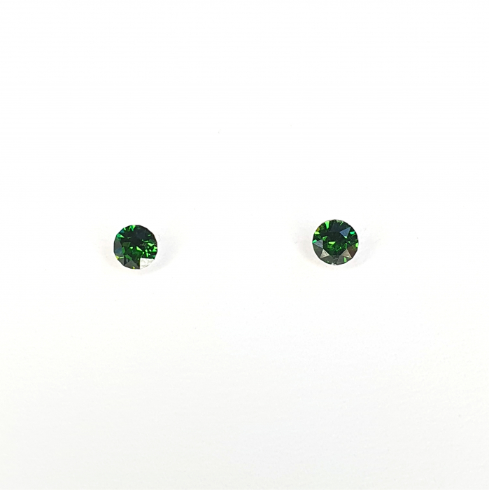 Set cercei Green Dots, argint [6]