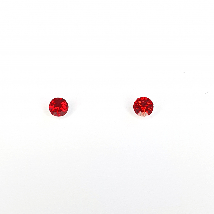 Set cercei Red Dots, argint [6]