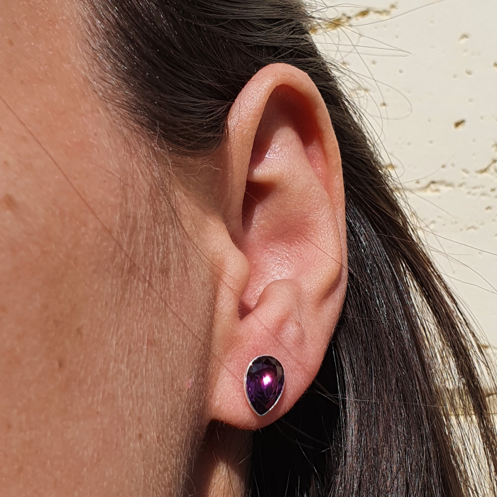 Set cercei Candy Purple, argint [3]