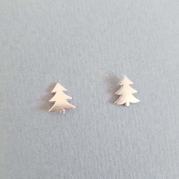 Cercei cu tija Bradut, argint [2]