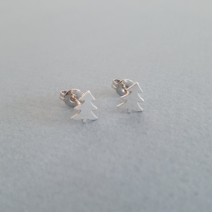 Cercei cu tija Bradut, argint [3]